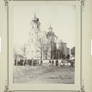 pokaż obrazek - Zdjęcie z 1891 r. przedstawiające przebudowany w 1878 r. Kościół pw. św. Anny na Cerkiew Prawosławną.
